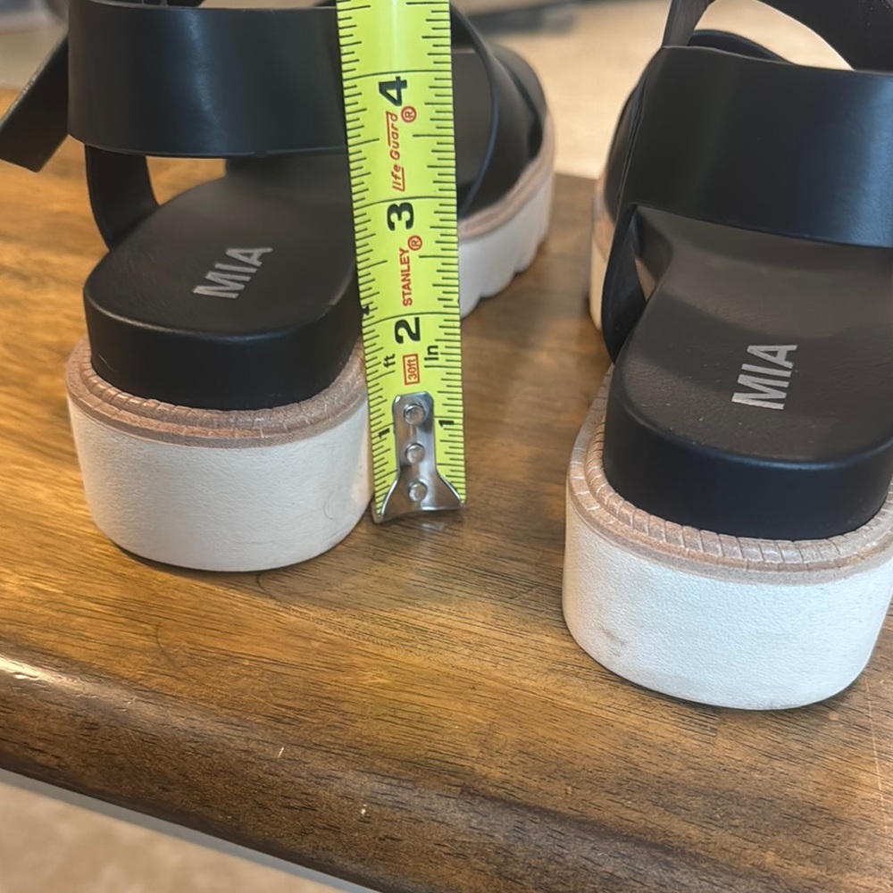 MIA Black Women's Sandals - Picture 10 of 11